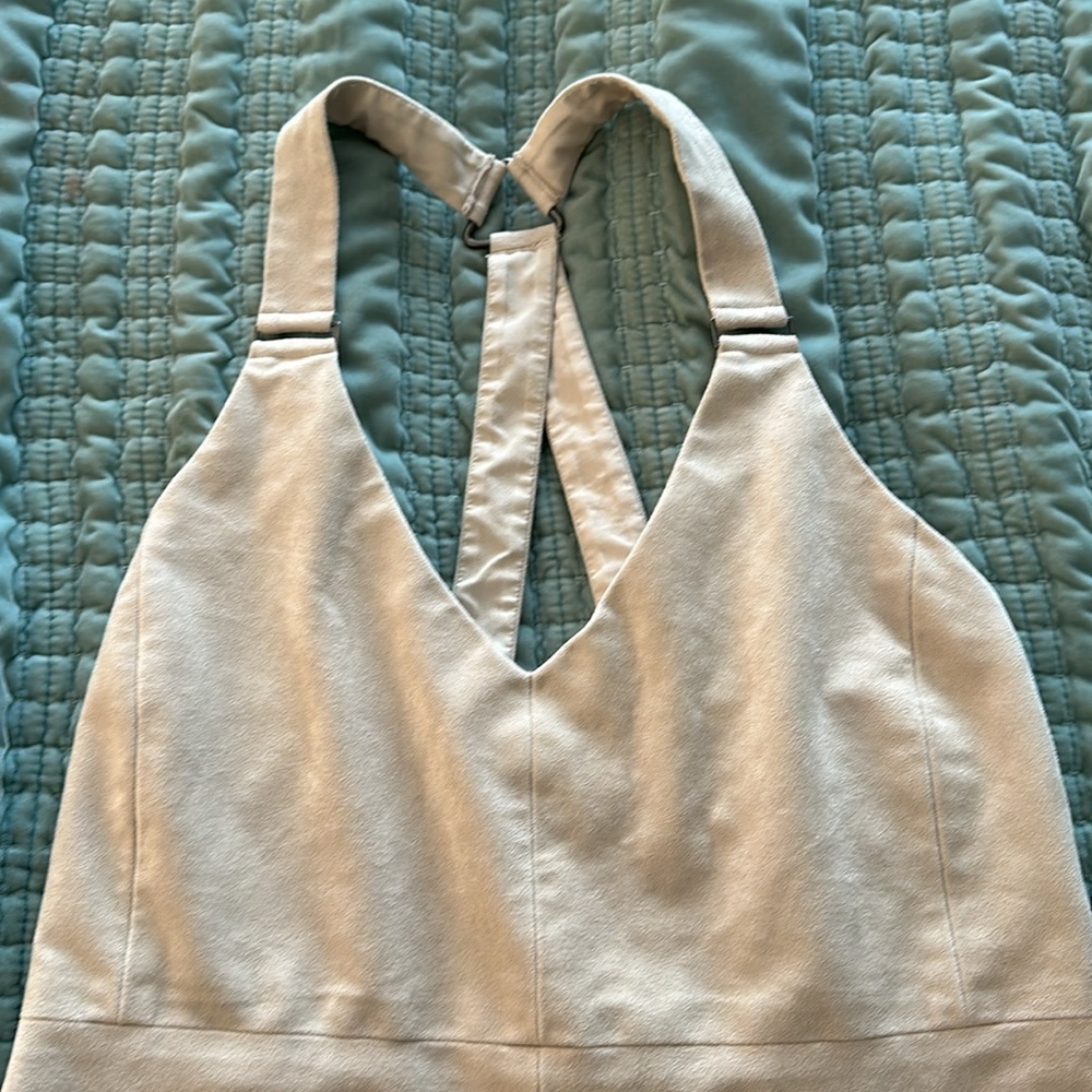 Suede Halter Top